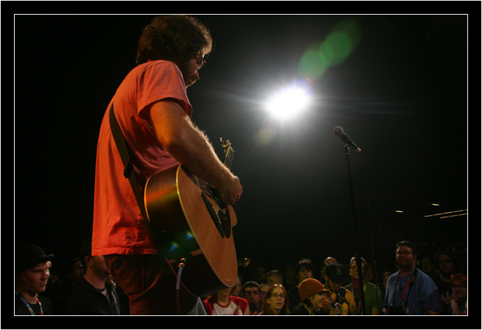 Jonathan Coulton in the big bright light