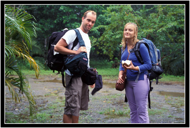 Arlo and Oksana on their first solo trip together, Costa Rica, 2003