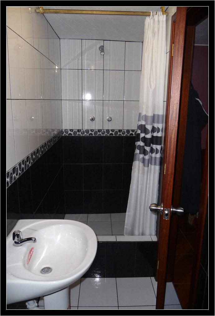 Typical Ecuadorian (nice) bathroom