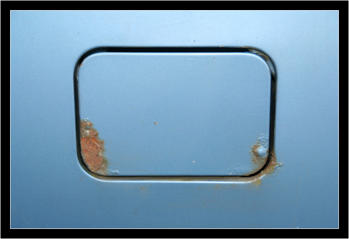 Rust on the gas cap